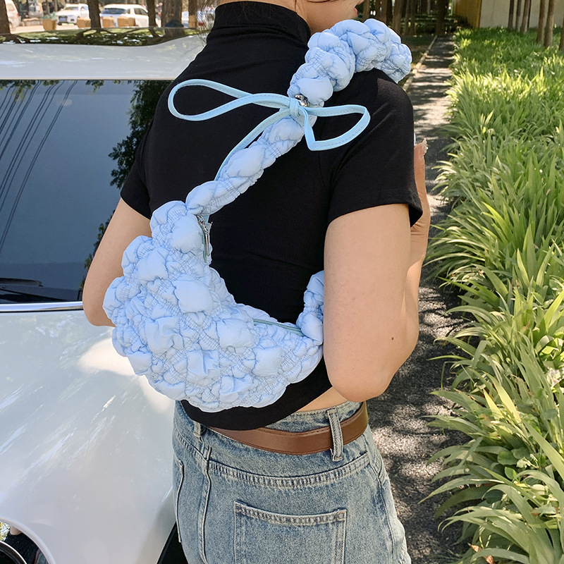 Dumpling Bag Women's Trendy Small Shoulder Bag 2024 Summer New Fashion Simple Crossbody Bag