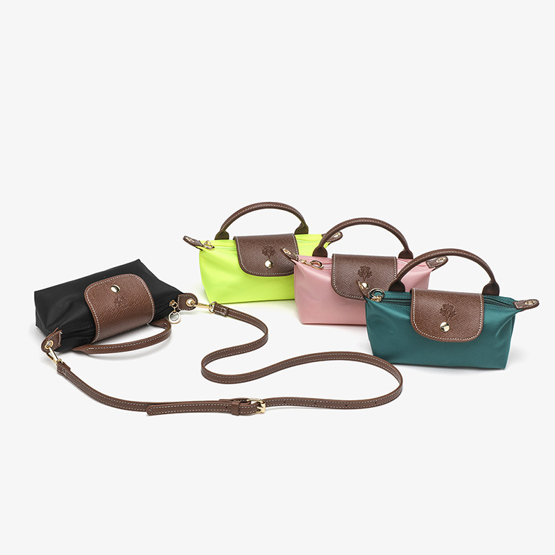 Women's Nylon Small Square Handbag Crossbody Shoulder Bag
